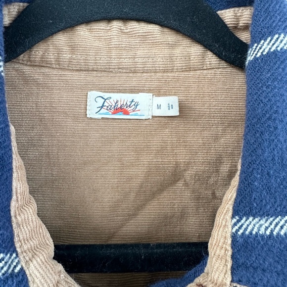 Faherty Daly Shirt Olivia Plaid Flannel Size M - Picture 4 of 8